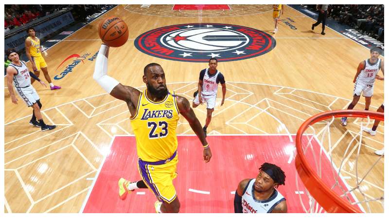 Lakers vs Washington Wizards Match Player Stats