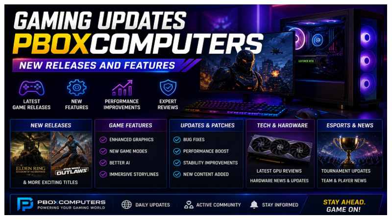 Gaming Updates PBoxComputers: New Releases and Features