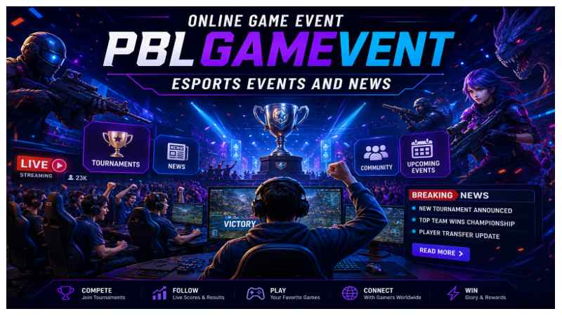 Online Game Event PBLGameVent: Esports Events and News